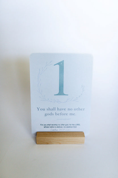 10 Commandment Memorization Cards image 2