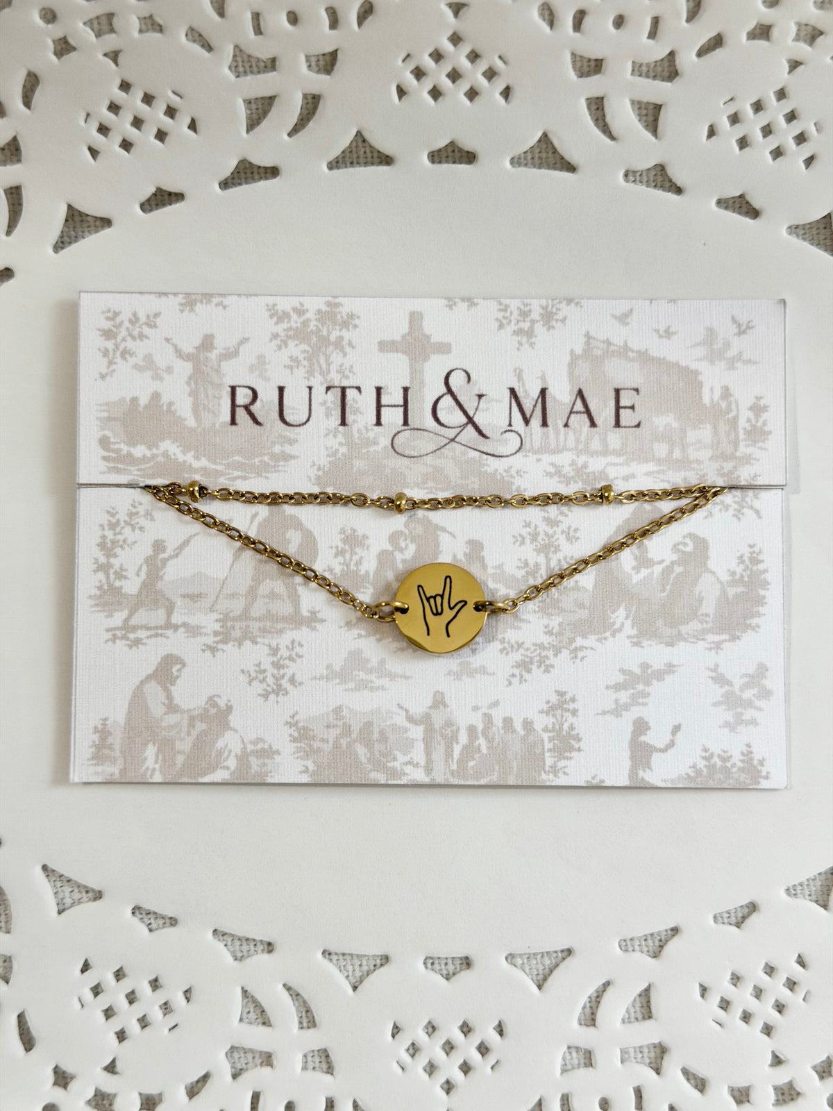 Signature Circle Layered Bracelet - Personalization