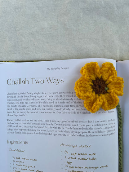 Crochet Flower Bookmarks