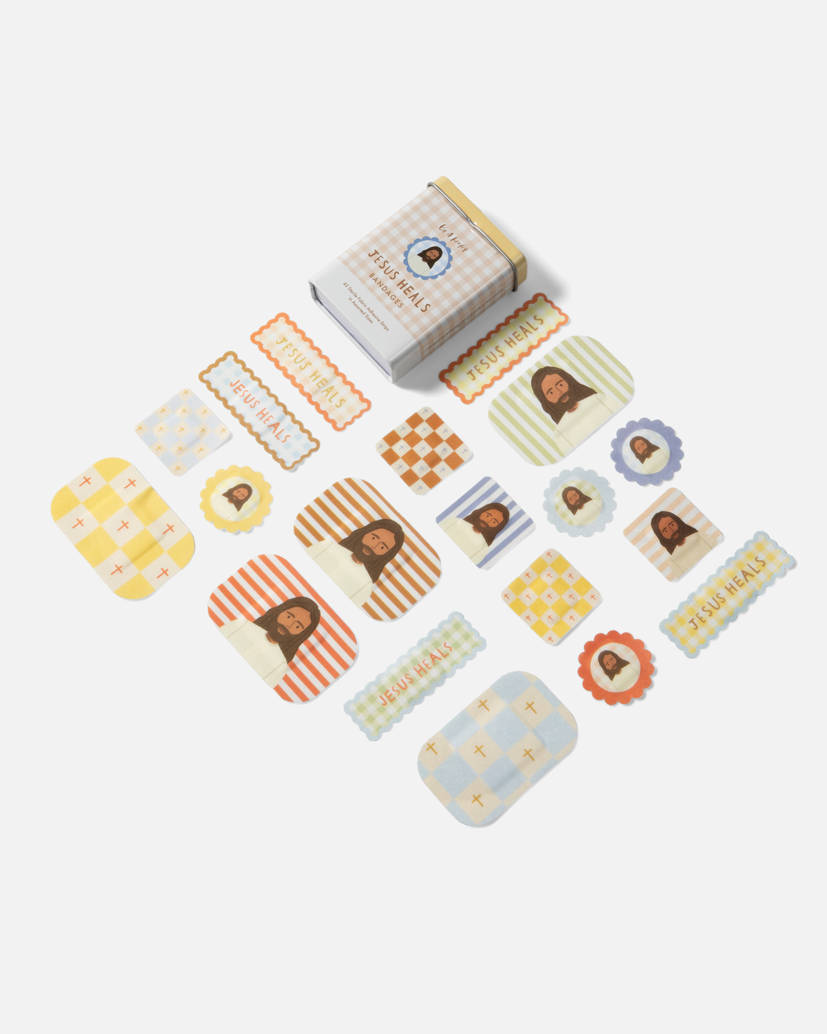Jesus Heals Bandages® – Assorted Fabric Cottage Collection