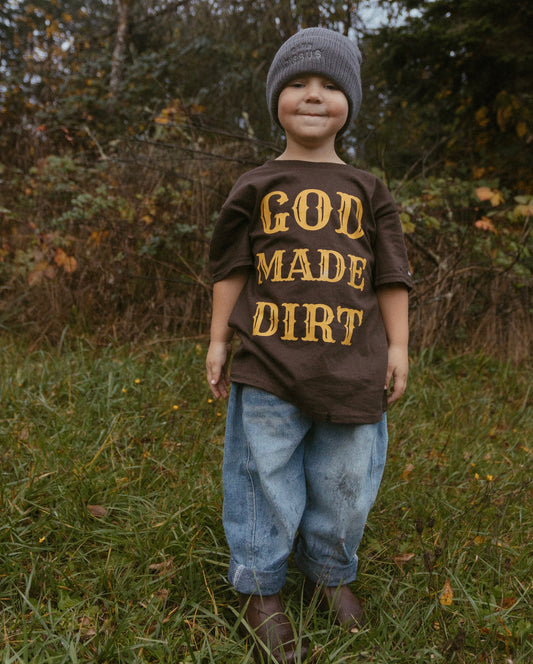 ‘God Made Dirt’ - 100% Cotton Tee