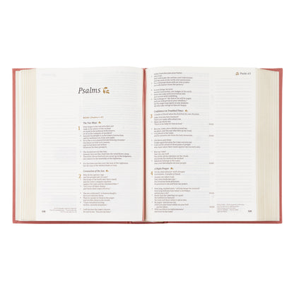 Embroidered CSB Notetaking Bible - Rosedal
