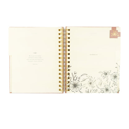 12-Month Undated Spiral Planner: Sonora