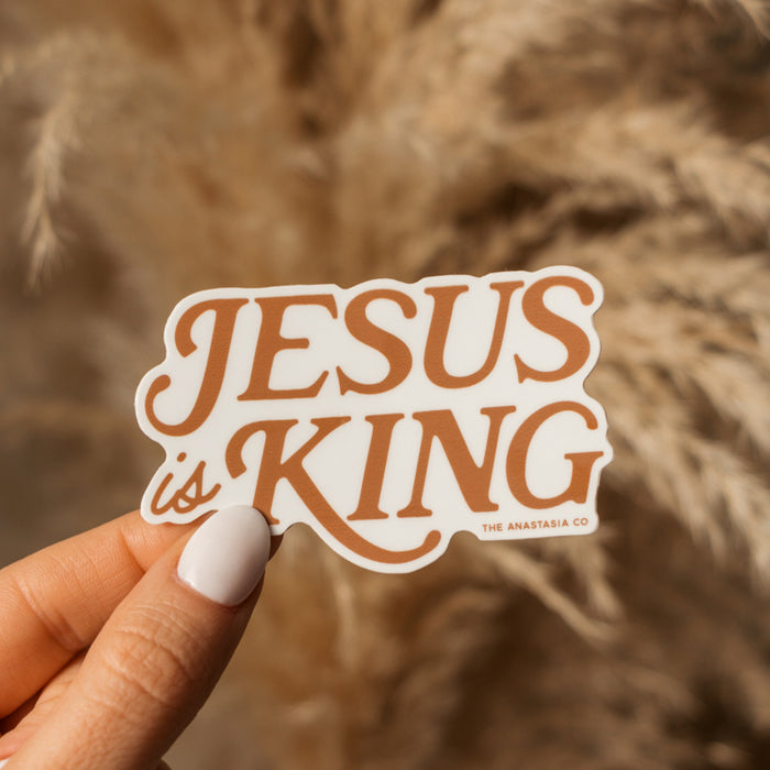 Jesus is King - Sticker
