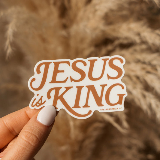 Jesus is King - Sticker
