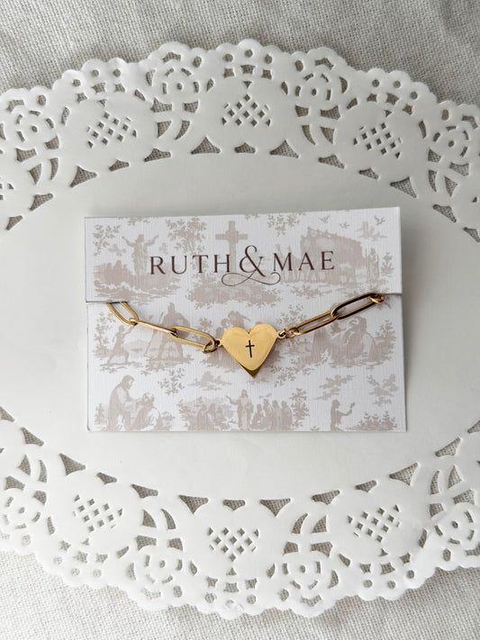 Paperclip Heart Bracelet - Personalization