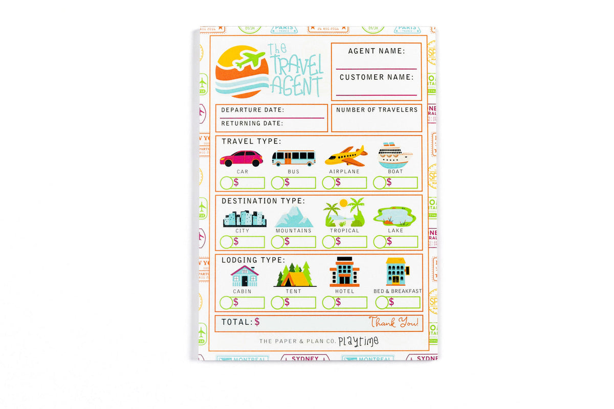 Travel Agent Playtime Pad