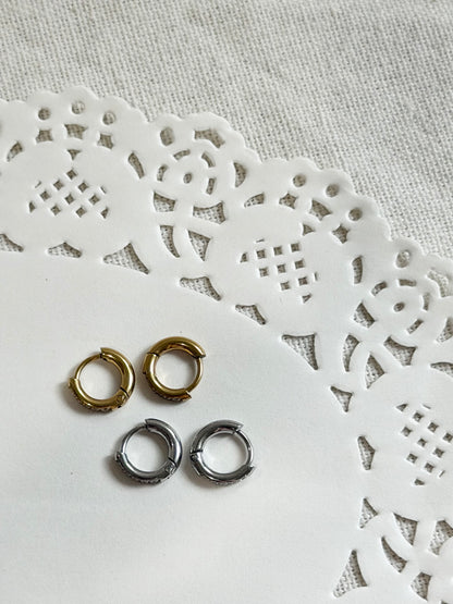 Dainty CZ Huggies