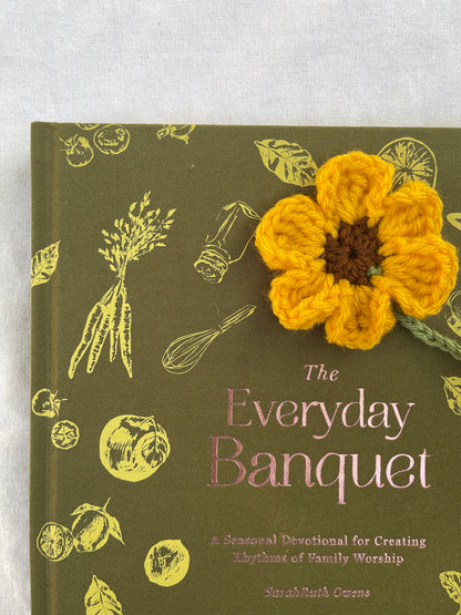 Crochet Flower Bookmarks