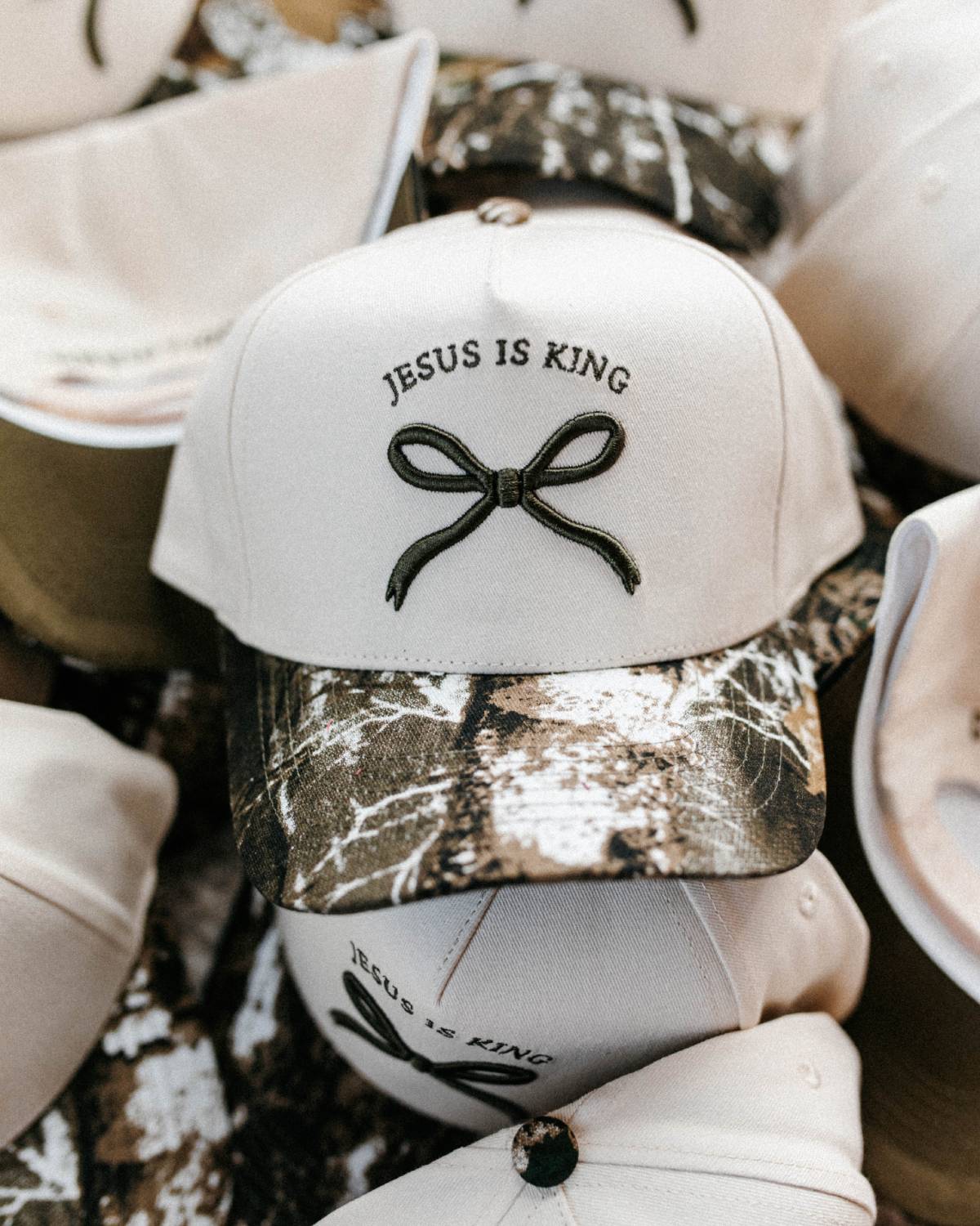 Jesus is King - Trucker Hat (Camo)