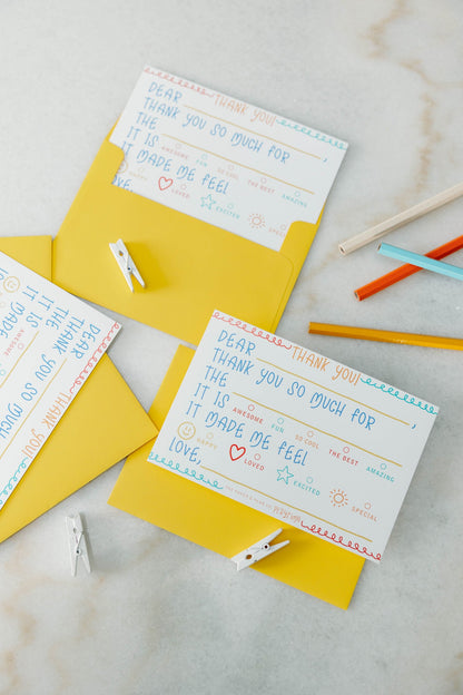 Kids’ Thank You Notecard Set