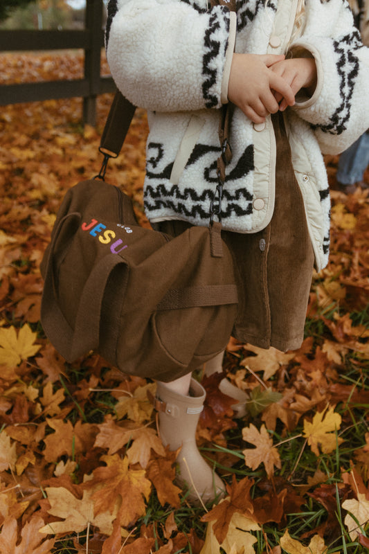 ‘Mini Mountain Mover’ Reversible Sherpa Jacket