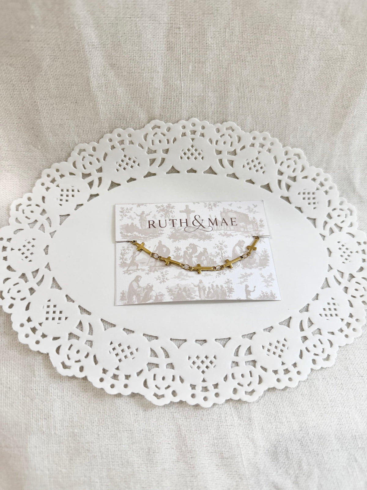Cross Chain Bracelet
