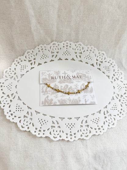 Cross Chain Bracelet