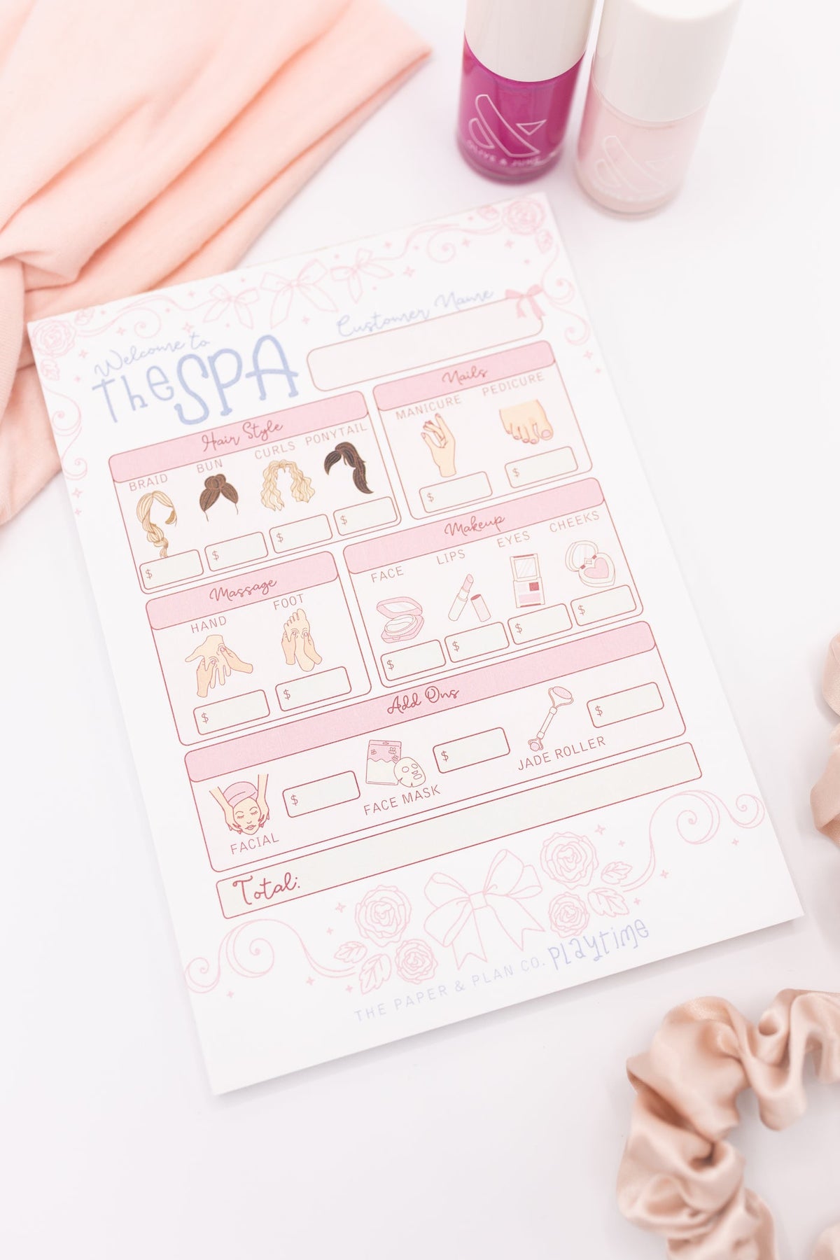 Spa Day Playtime Pad