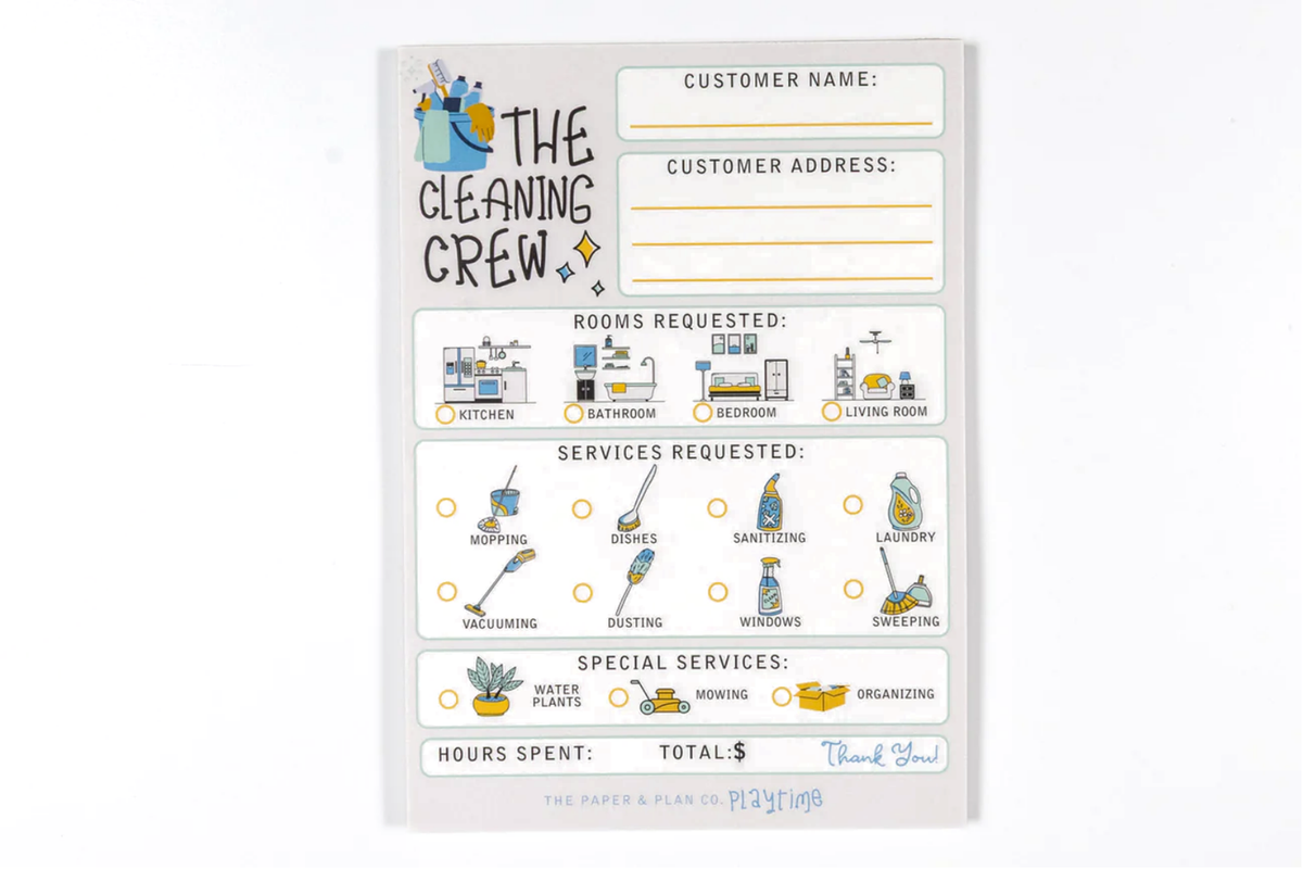 Cleaning Crew Playtime Pad