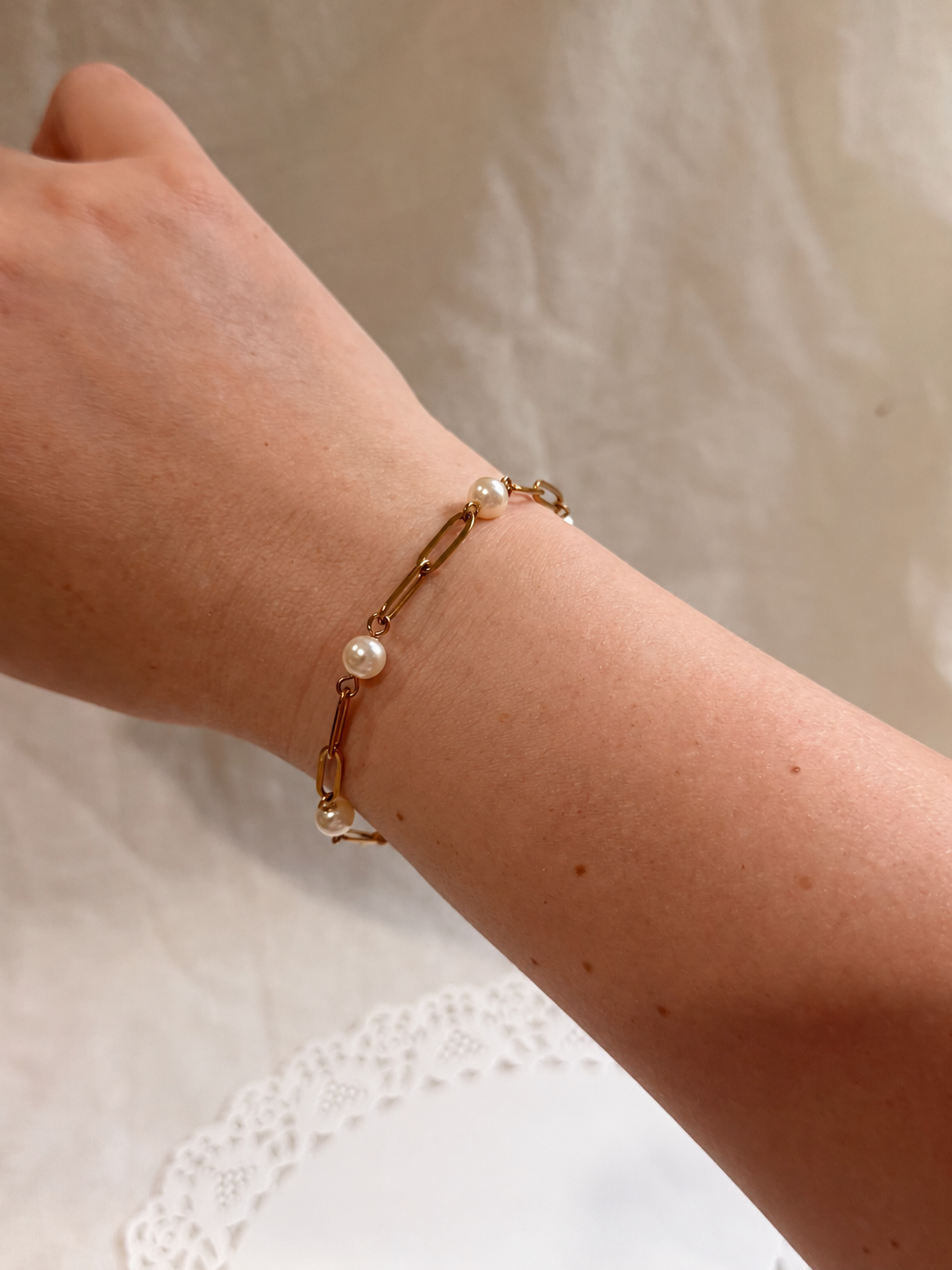 Redeemed Pearl Bracelet