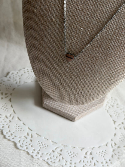 Mini Heart Necklace - Personalization