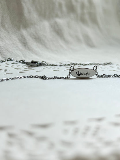 Elongated Necklace - Personalization