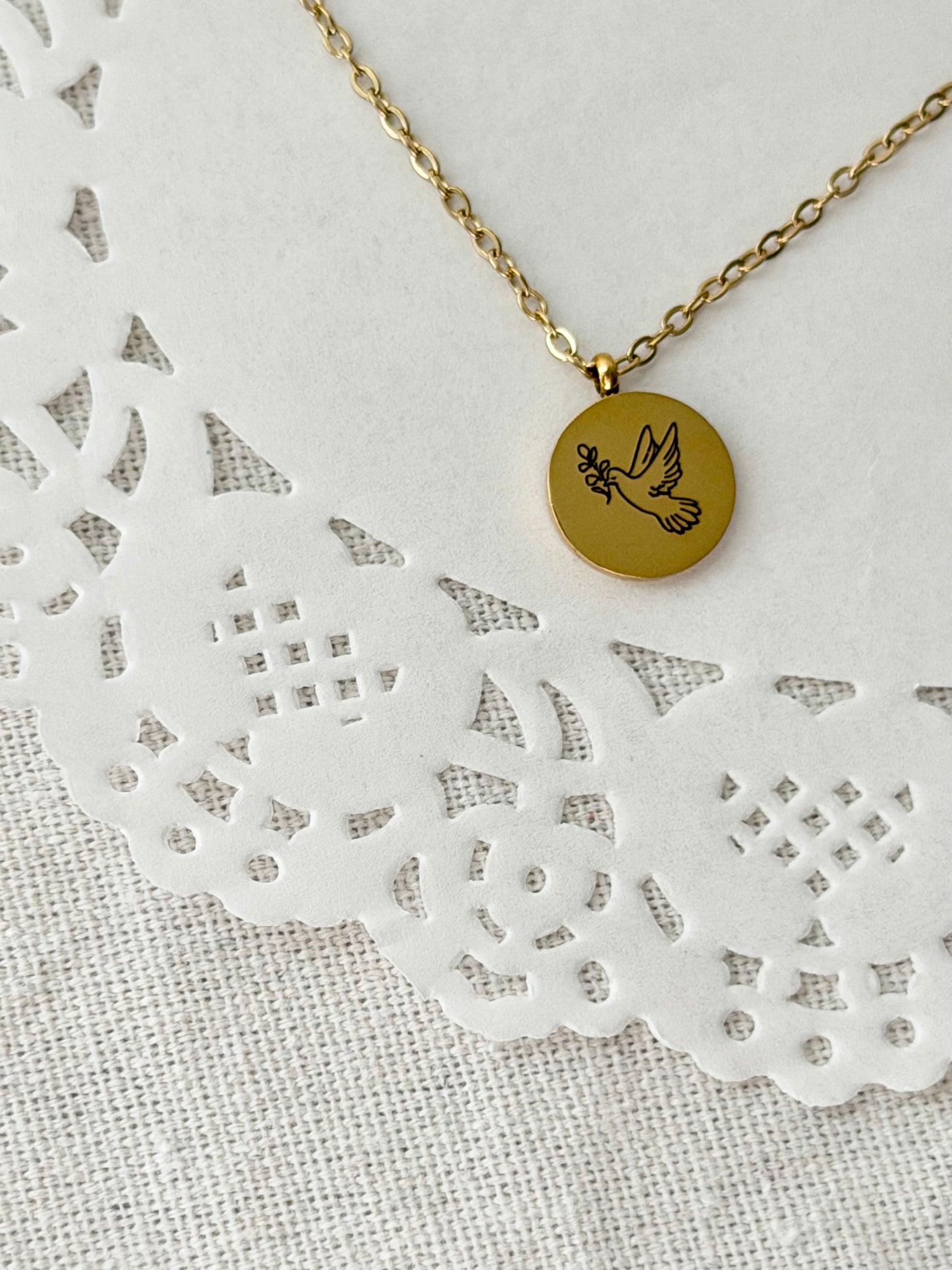 Signature Circle Pendant - Personalization