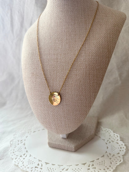 Statement Circle Pendant - Personalization