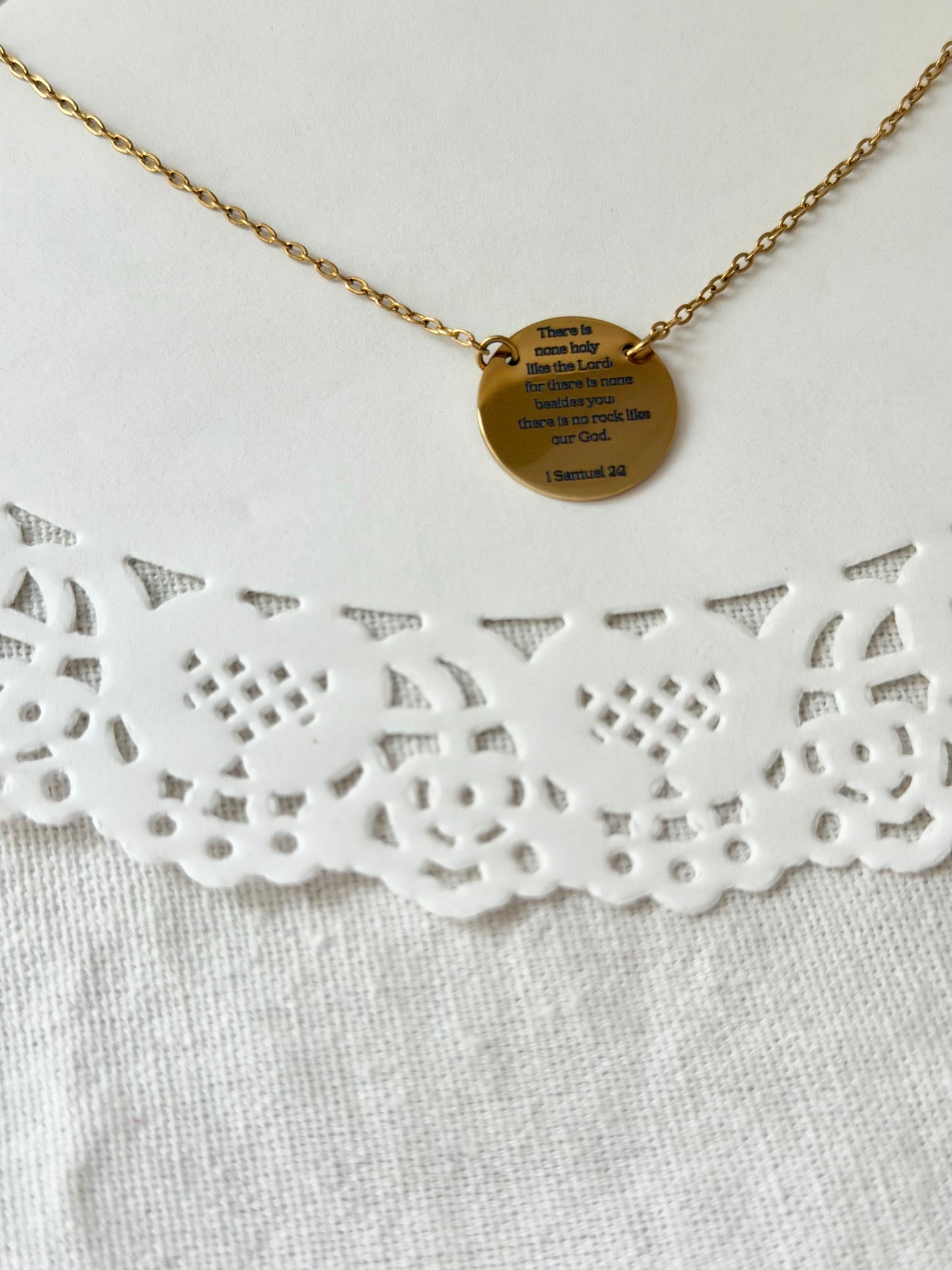 Statement Circle Pendant - Personalization
