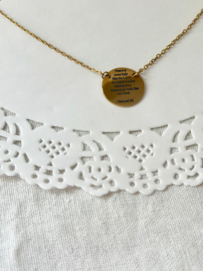 Statement Circle Pendant - Personalization