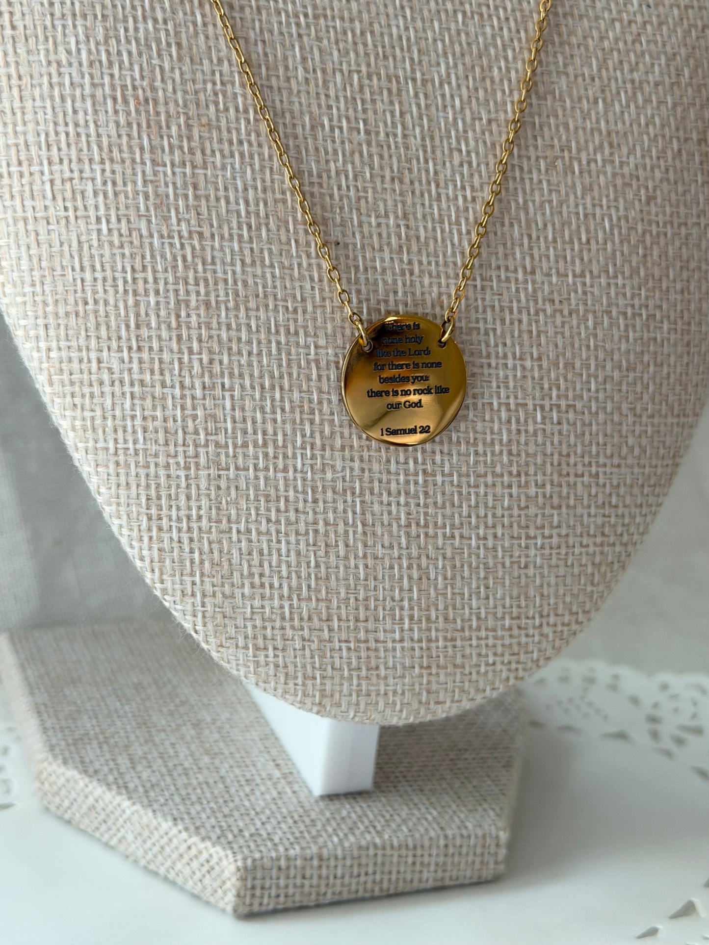 Statement Circle Pendant - Personalization