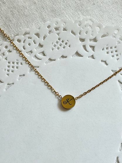 Mini Dot Necklace - Personalization