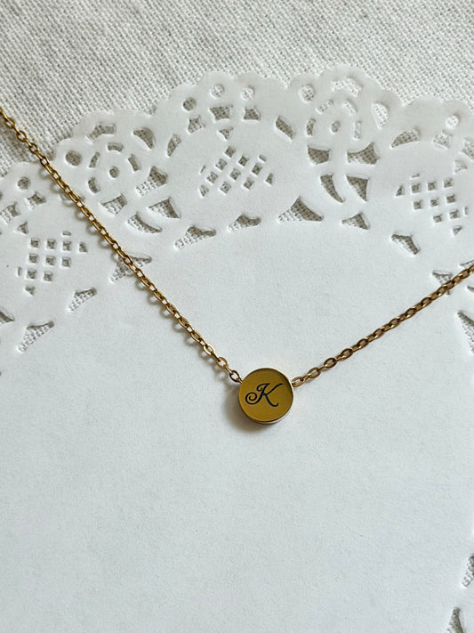 Mini Dot Necklace - Personalization