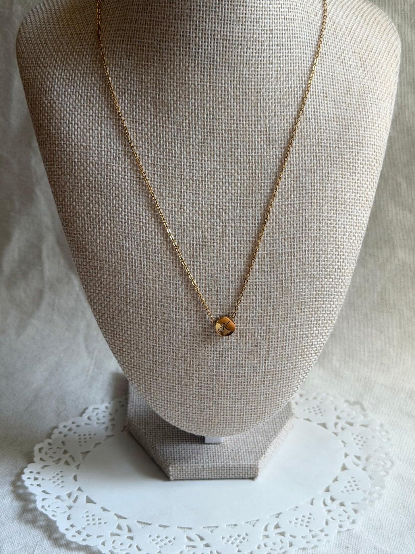 Mini Dot Necklace - Personalization