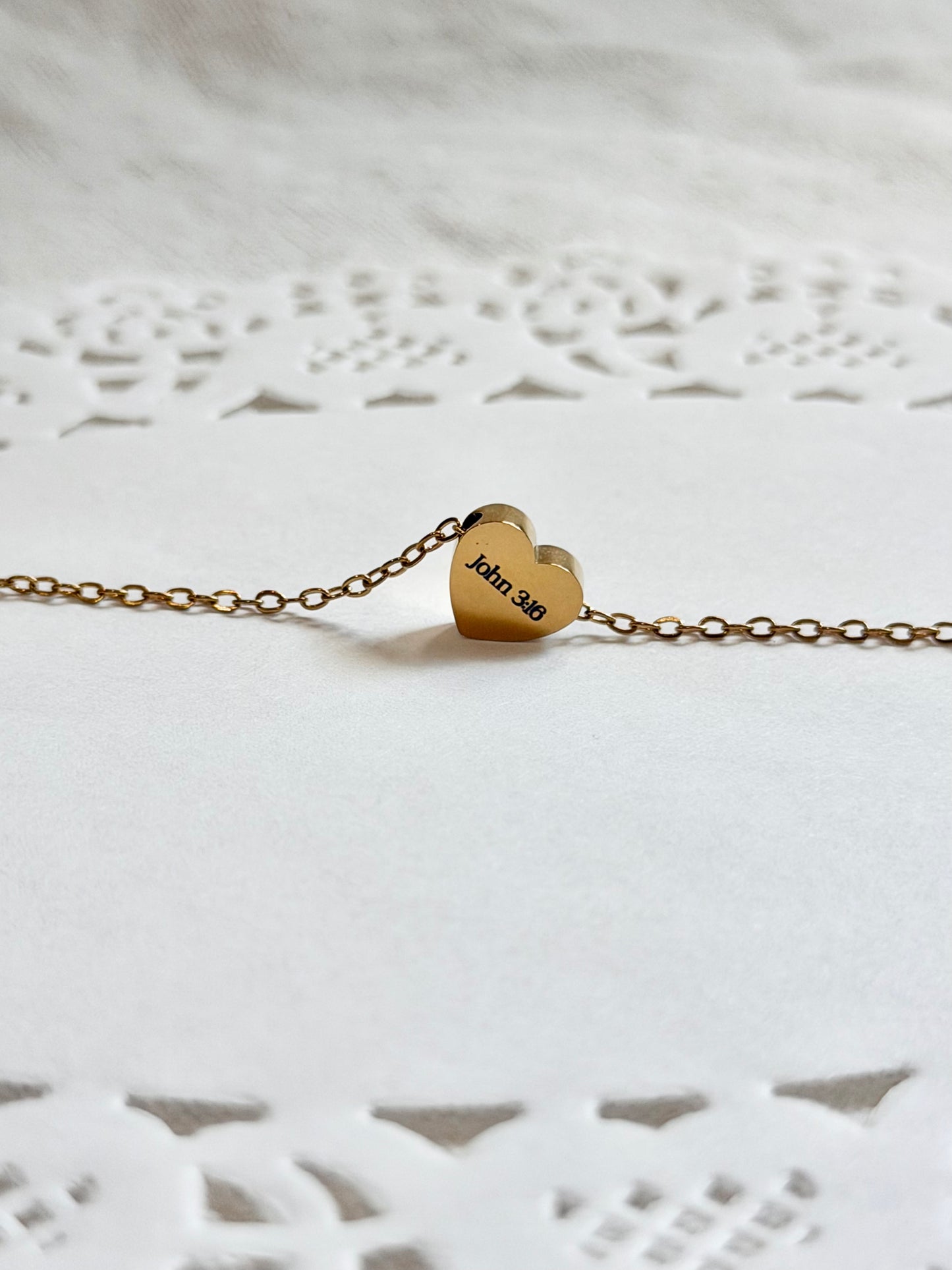Mini Heart Necklace - Personalization