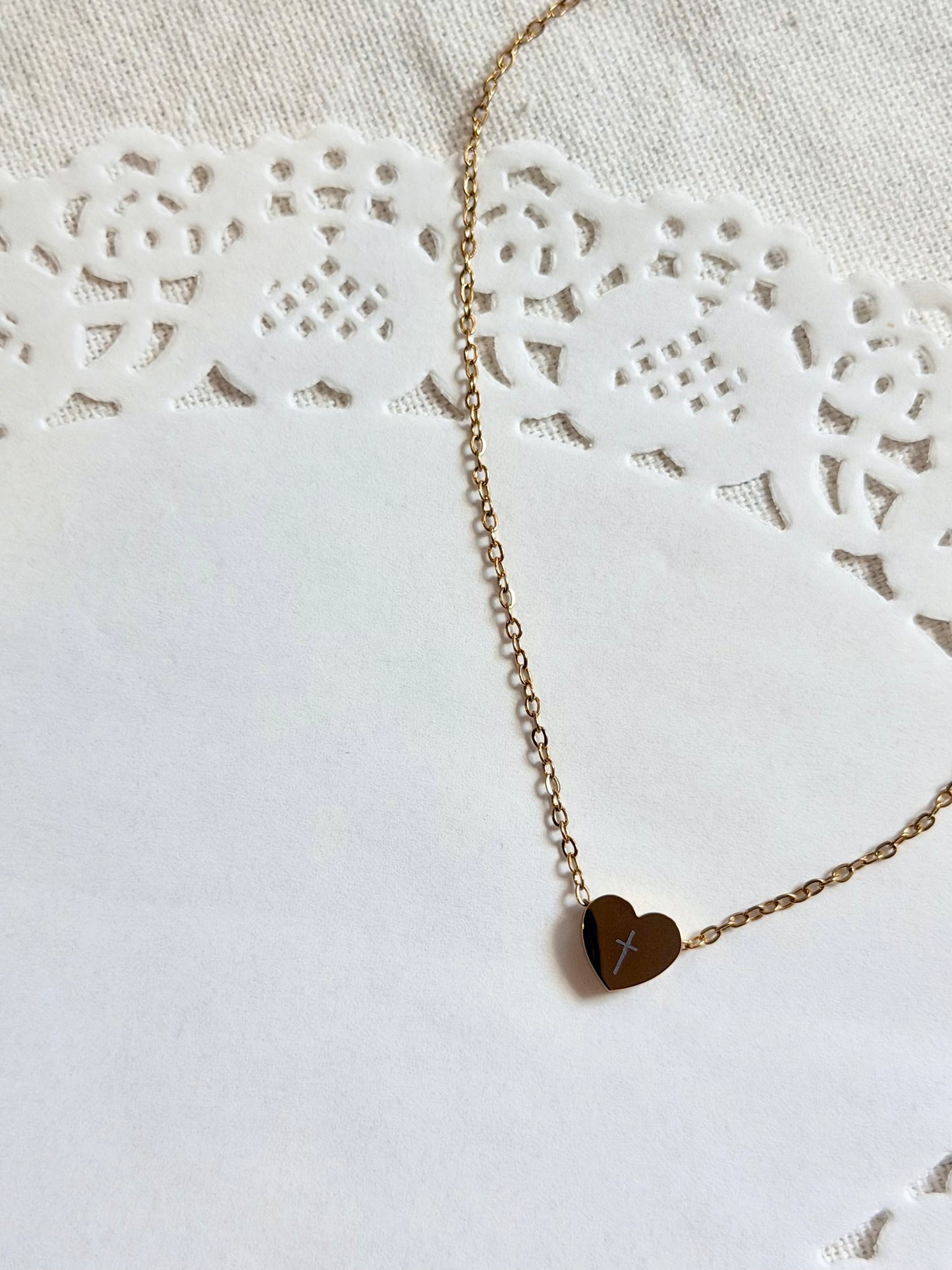 Mini Heart Necklace - Personalization