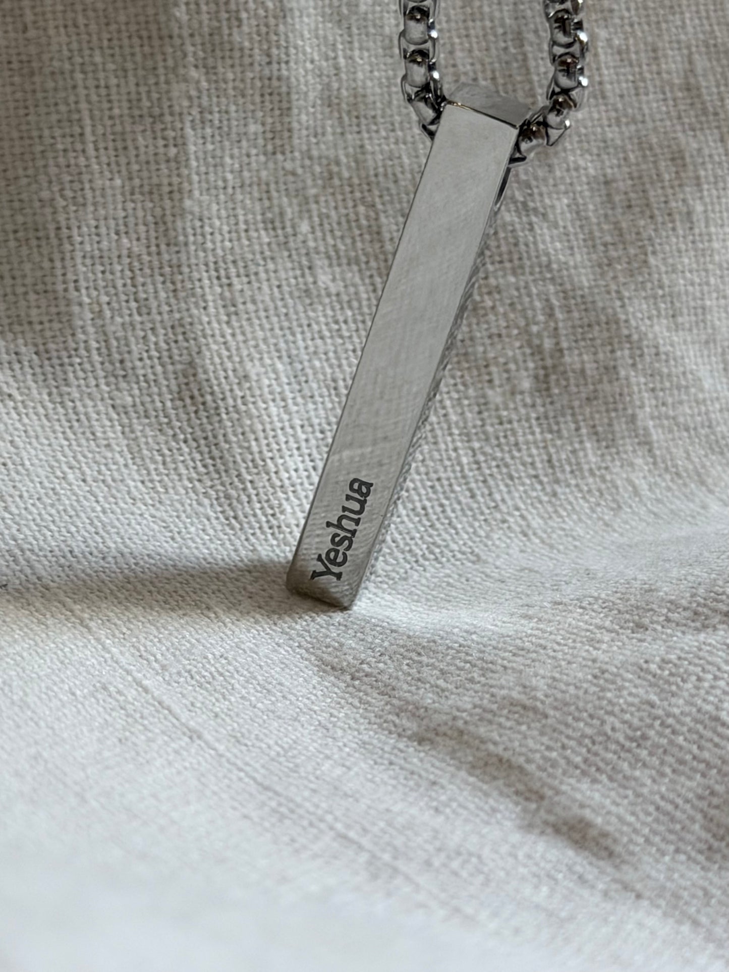 Men’s Vertical Bar Necklace - Personalization
