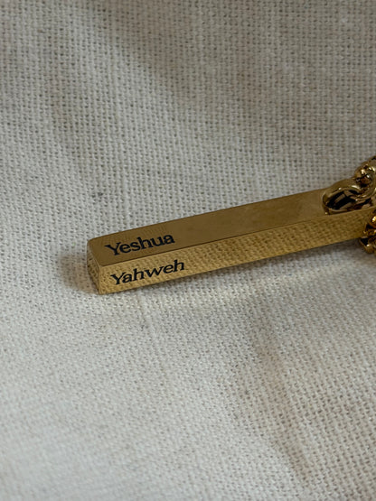 Men’s Vertical Bar Necklace - Personalization