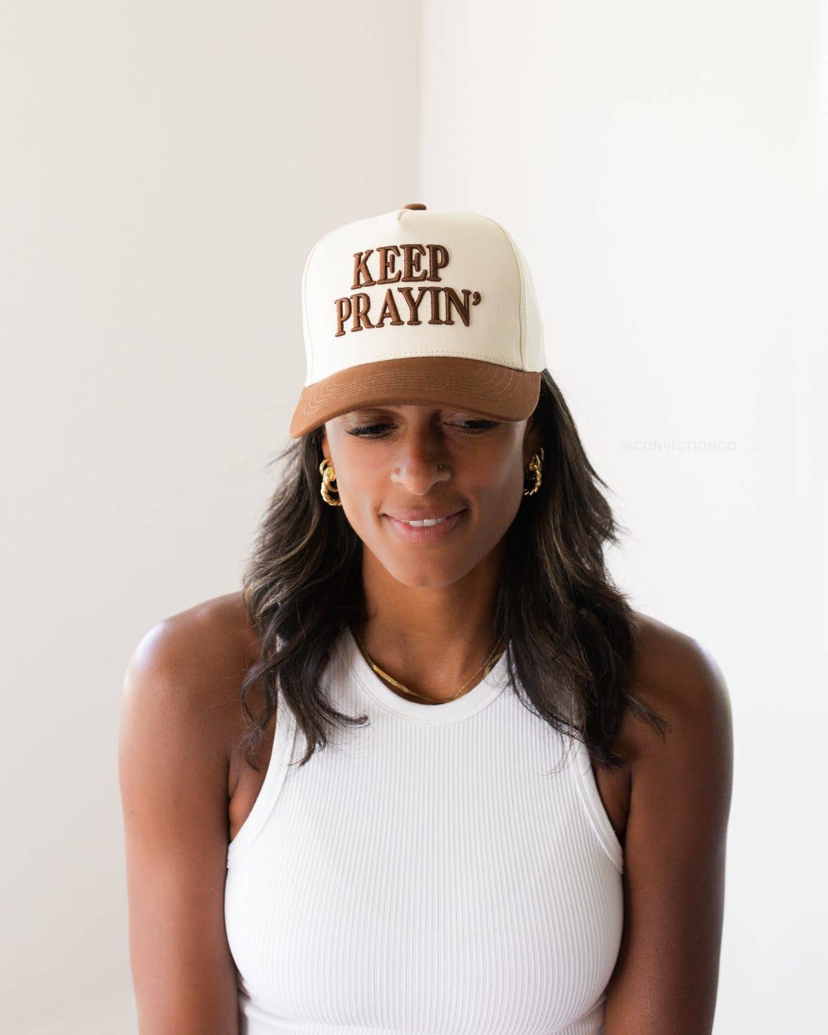 Keep Prayin' Unisex Christian Trucker Hat