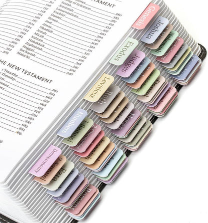 Morandi Bible Tabs Laminated 75 Pack