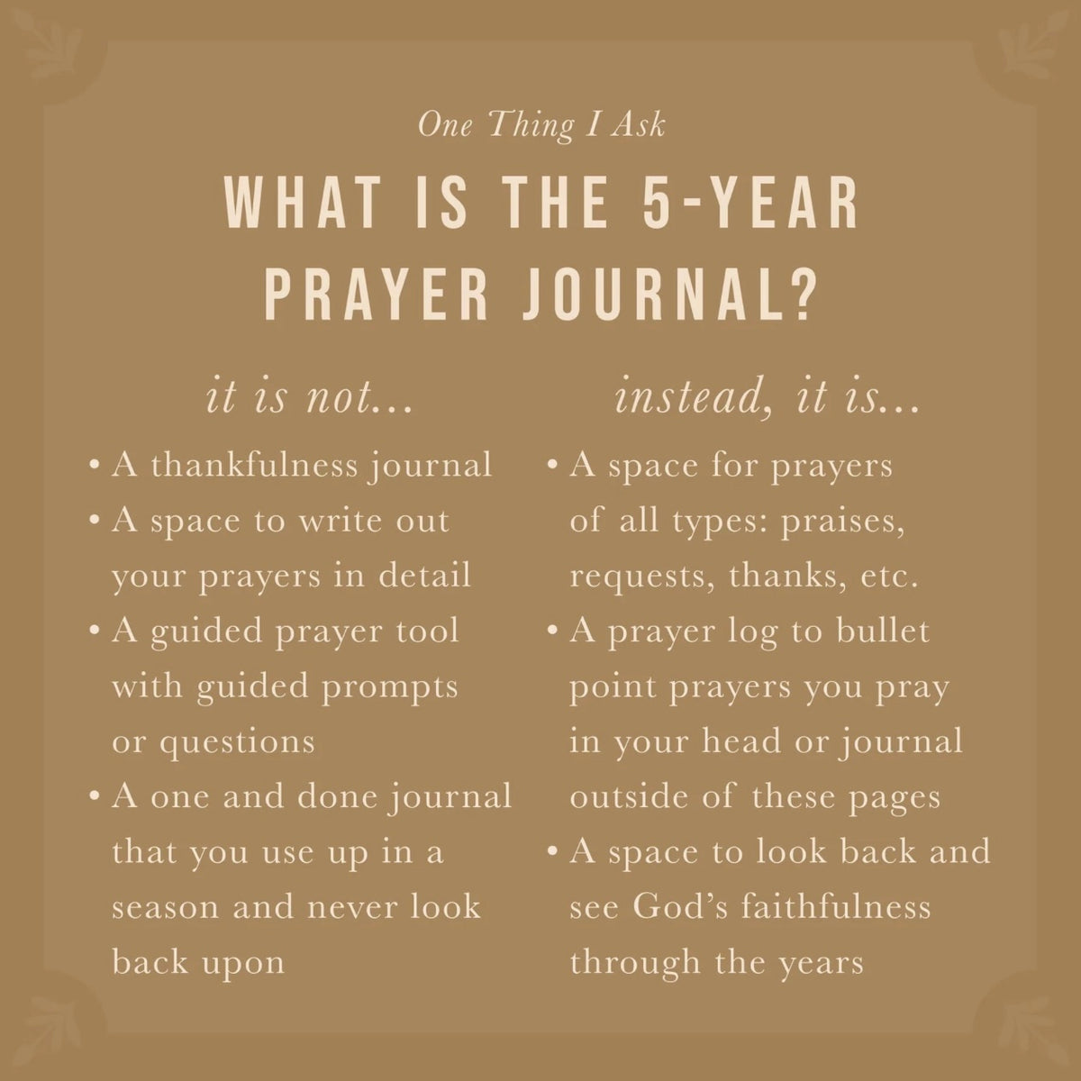 One Thing I Ask 5-Year Prayer Journal: Edinburgh  image 9