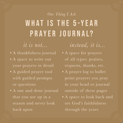 One Thing I Ask 5-Year Prayer Journal: Edinburgh  image 9