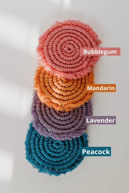 Macramé Coasters image 3