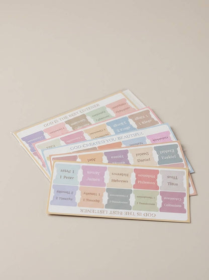 Morandi Bible Tabs Laminated 75 Pack