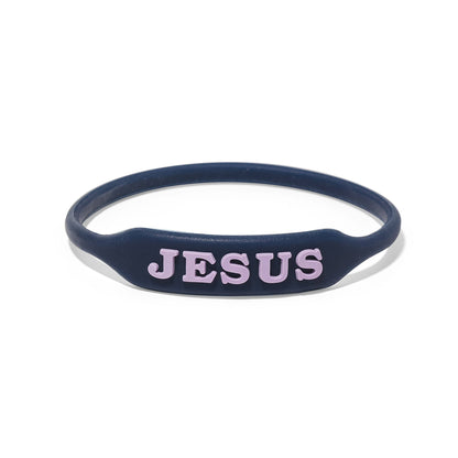 JESUS WristWords Bracelet - Indigo Bloom