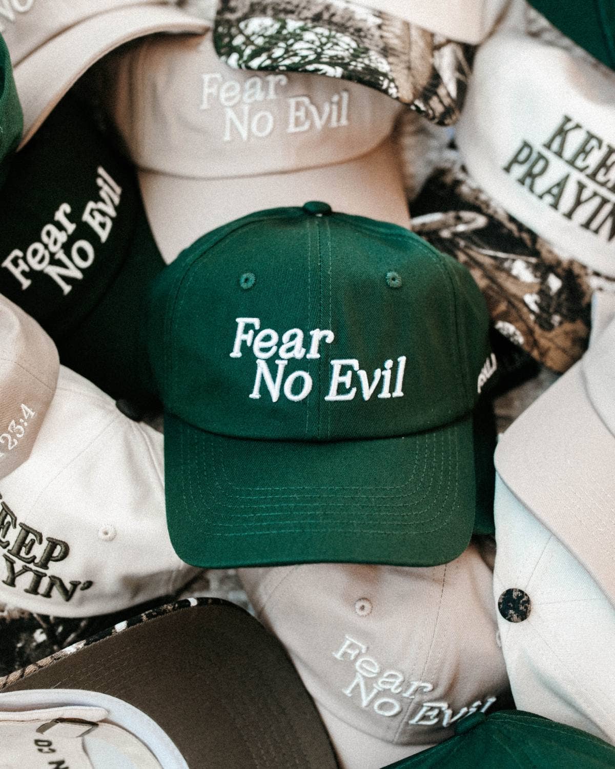 Fear No Evil - Psalm 23:4 Baseball Hat